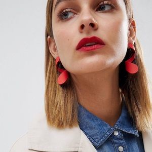 ASOS DESign Abstract Earrings